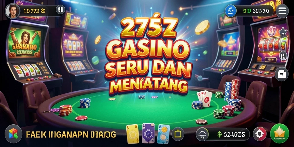 Tampilan gameplay Kasino yang menarik dan mendebarkan.