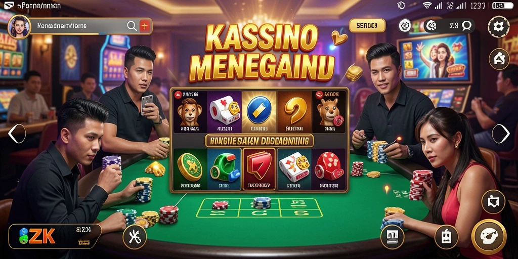 Tampilan gameplay menarik dari 8ZK yang penuh tantangan.