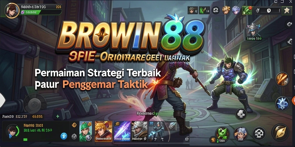 Tangkapan layar dari gameplay <strong>BROWIN88</strong> yang menunjukkan momen strategis yang mendebarkan.