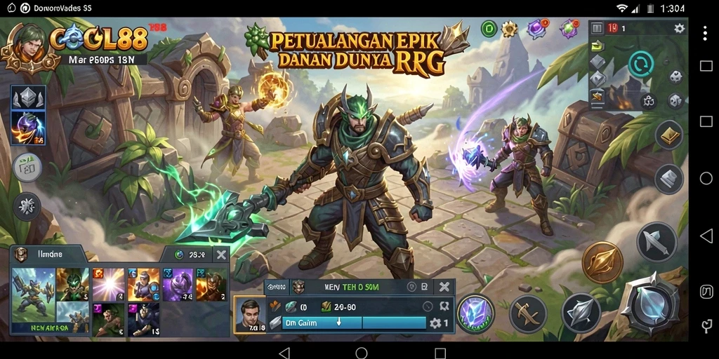 Gameplay seru RPG COCOL88 dengan grafis menawan.