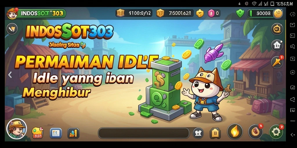 Screenshot gameplay INDOSLOT303 yang menunjukkan keseruan bermain Idle.