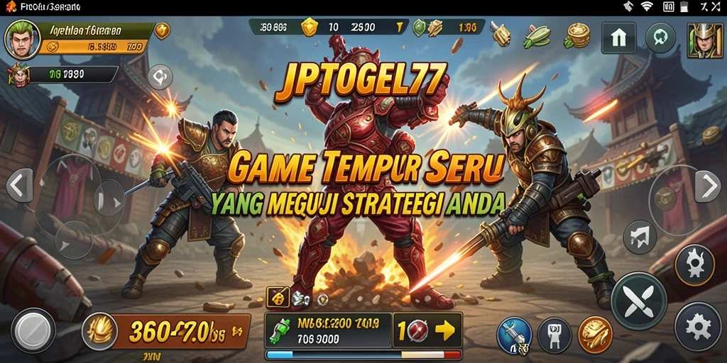 Tampilan gameplay seru dalam JPTOGEL77 dengan aksi tembak-menembak yang mendebarkan.