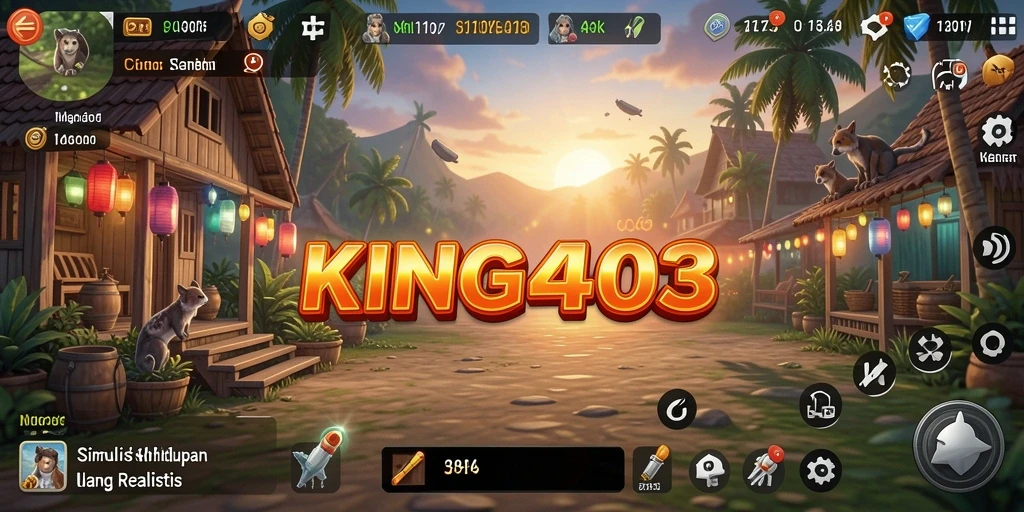 Screenshot KING403 menampilkan gameplay simulasi yang imersif dan menarik.