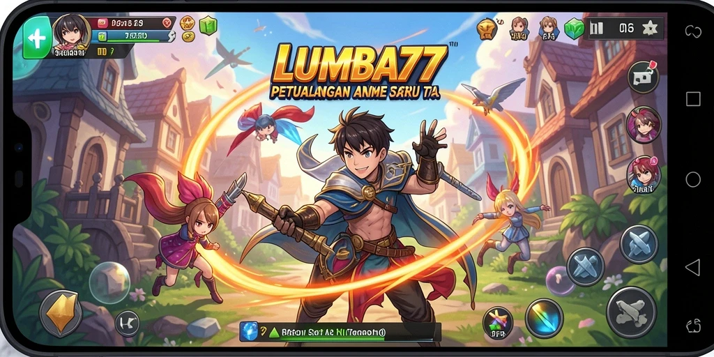 Tampilan menarik dari gameplay Anime di LUMBA77.