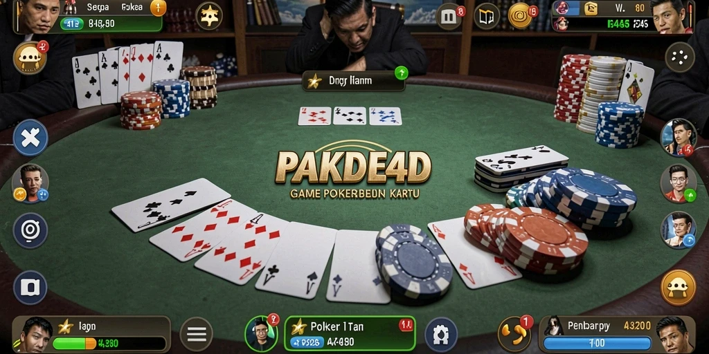 Tampilan menarik dari gameplay PAKDE4D yang menegangkan.