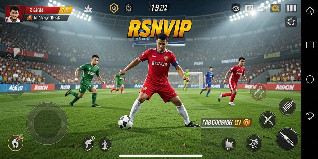 Tampilan menarik dari gameplay RSNVIP yang penuh aksi olahraga.