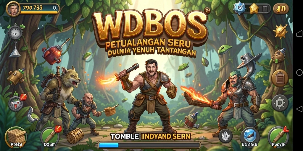 Tampilan gameplay menakjubkan dari WDBOS saat menjelajahi dunia penuh petualangan.